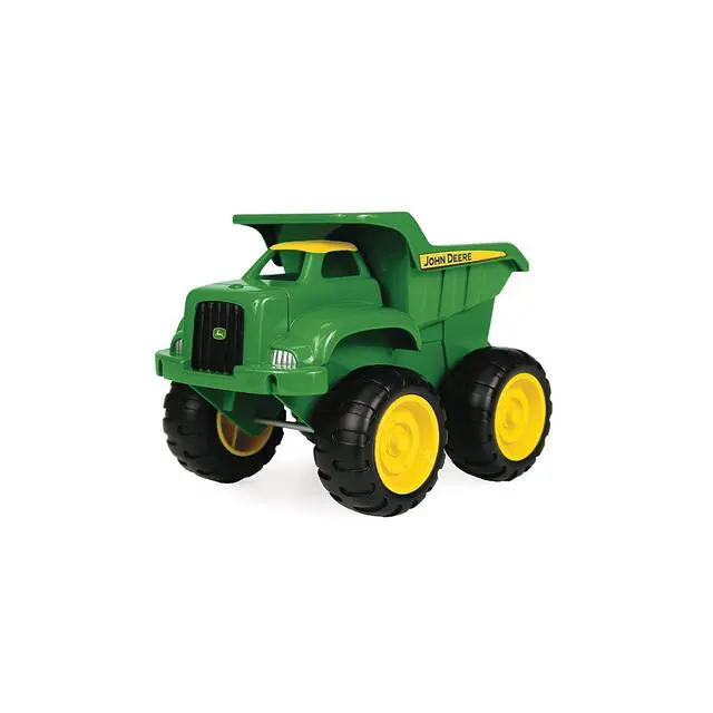 Alt view image 3 of 5 - john Deere Vehicle Set - Includes Dump Truck Toy and Tractor Toy with Loader - Kids Outdoor Toys - Kids Construction and Sandbox Toys - 6 Inches - 2 Count - Ages 18 Months and Up