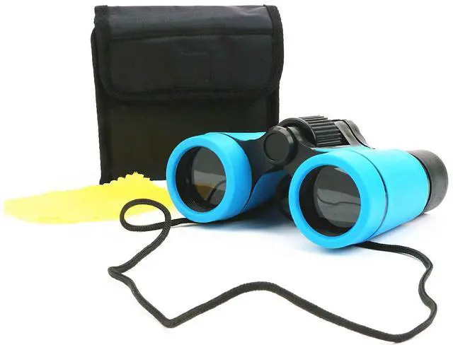Main image of Kids Binoculars Shock Proof Toy Binoculars Set for Age 3-12 Years Old Boys Girls Bird Watching Educational Learning Hunting Hiking Birthday Presents