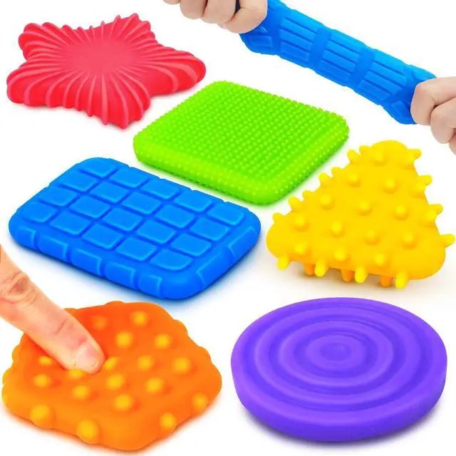 Main image of Squishy Sensory Toys for Kids Toddlers: Super Soft & Textured Sensory Fidget Toy for Autistic Children Special Needs | Stress Calming Toys for Kids | Baby Stocking Stuffers Fidget Toy for Autism, ADHD