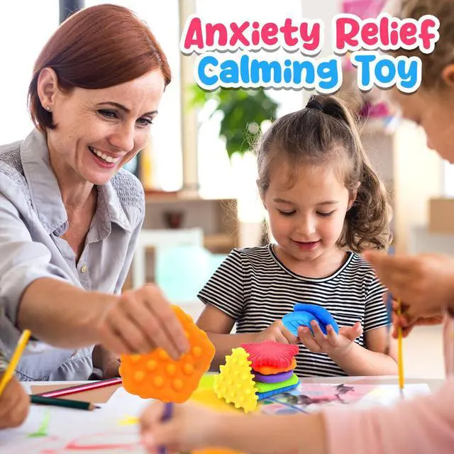 Alt view image 6 of 7 - Squishy Sensory Toys for Kids Toddlers: Super Soft & Textured Sensory Fidget Toy for Autistic Children Special Needs | Stress Calming Toys for Kids | Baby Stocking Stuffers Fidget Toy for Autism, ADHD