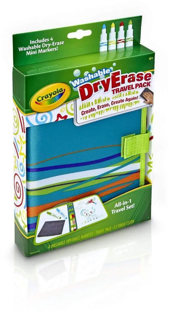 Alt view image 3 of 5 - Washable Dry Erase Travel Pack, Whiteboard for Kids, Ages 4, 5, 6, 7