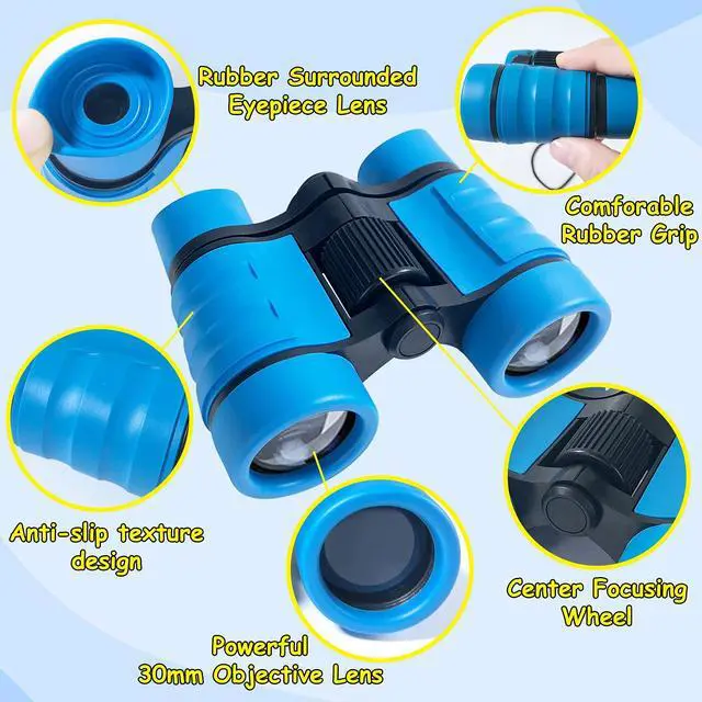 Alt view image 2 of 6 - Binoculars for Kids, Blue