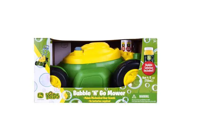 Alt view image 6 of 7 - Bubble Lawn Mower for Toddlers, Bubble Blowing Machines, Indoor and Outdoor Gardening Toy, Birthday, Party Favor for Preschool Girls and Boys, No Batteries Required, 2+