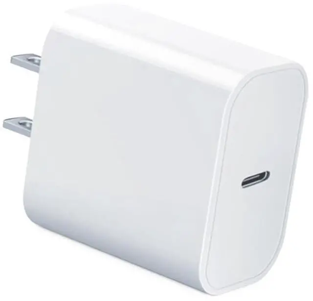 Main image of Fast USB-C Charger Block 20W for iPhone 17/16/15 Charger, Apple Watch/iWatch Series Ultra/11/10/9/8/7/6/SE/SE2/SE 3, Type-C PD Fast Charging USBC Power Adapter Plug for AirPods 4, White,1 Port,1 Pack