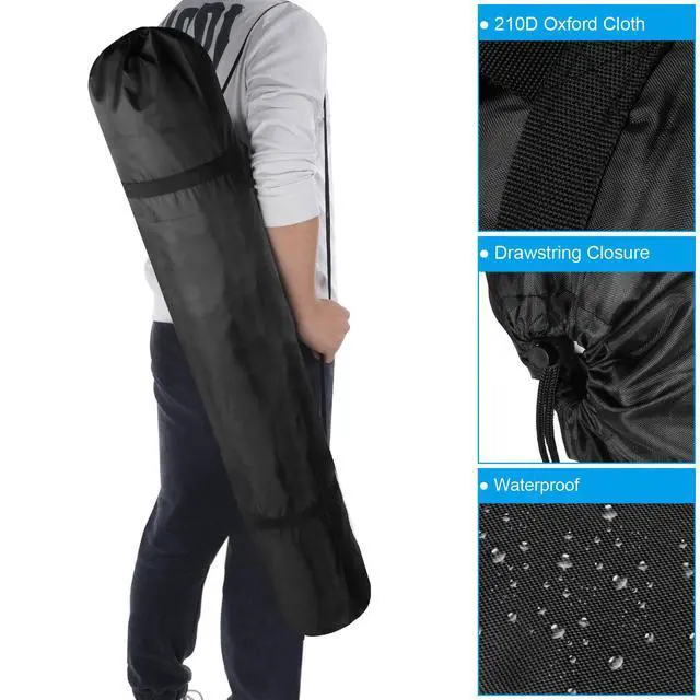 Alt view image 3 of 7 - 46 Inch Camp Chair Replacement Bag, 2 Pack 210D Oxford Folding Chair With Shoulder Strap Storage for Outdoor Camping Travel, Black