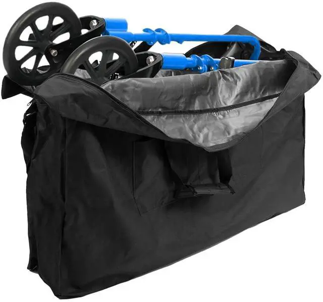 Main image of Wheelchair&Rollator Travel Bag, 600D Oxford Fabric Foldable Wheelchair Travel Bag,Transport Chairs, Folding rollator Walker Accessories Waterproof Walker Bag (37.4× 12.99 × 29.92 inch)