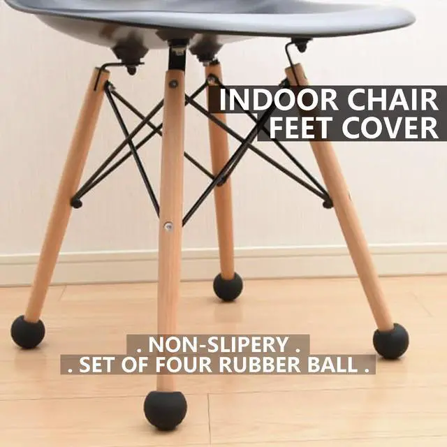 Alt view image 2 of 6 - 20mm Dining Chair Feet Anti Sinking 4pcs Big Agnes/Helinox/Folding Chair Accessories Patio Furniture Protector Caps Metal Bar Stool Floor Protectors Chair Leg Caps