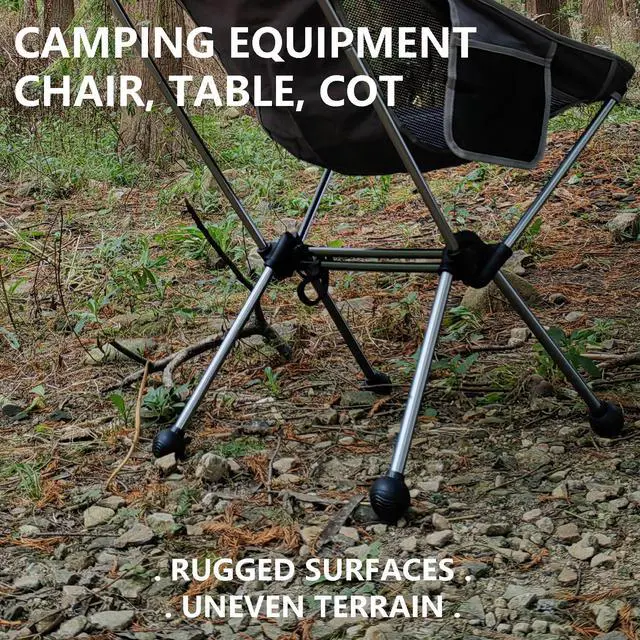 Alt view image 6 of 6 - 20mm Dining Chair Feet Anti Sinking 4pcs Big Agnes/Helinox/Folding Chair Accessories Patio Furniture Protector Caps Metal Bar Stool Floor Protectors Chair Leg Caps
