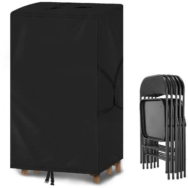 Main image of Folding Chair Cover,Water Resistant Folding Chairs Storage Bag with Handles for Metal,Plastic and Wood