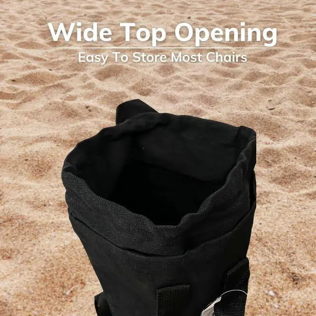 Alt view image 7 of 7 - Camp Folding Chair Carry Bag (Replacement Bag), Outdoors Folding Chair Cover, Bag chair for Adults, camping chair replacement bag (No Chair Included) (Black)