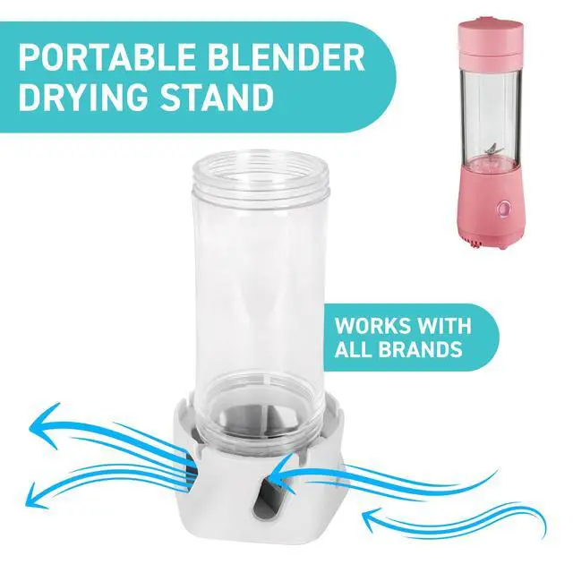 Alt view image 2 of 7 - Silicone Drying Stand - Fits Most Personal Blender Bottles, Ideal Mini Blender Accessories