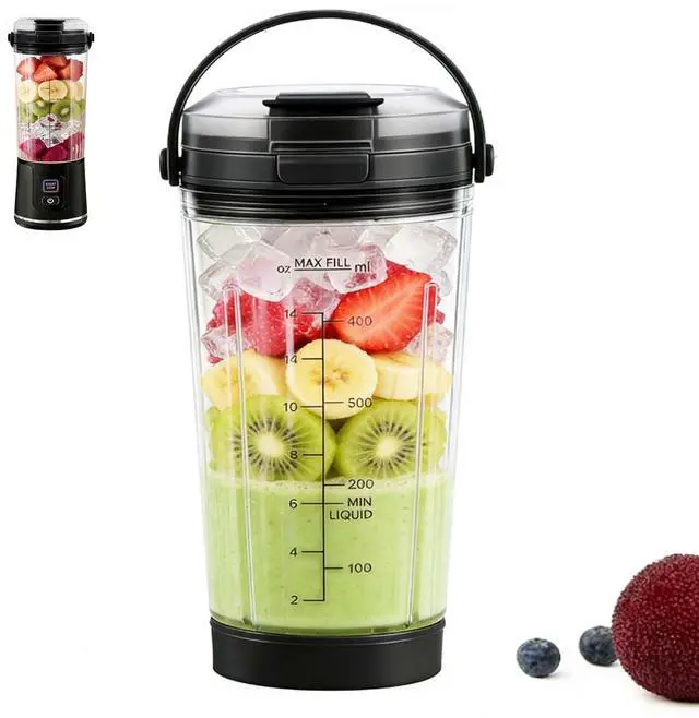 Main image of 18oz Blender Cup Replacement for Ninja Blast Portable Blender BC100 & BC151 Series,Blender Cup with Sip & Seal Lid Replacement for Ninja Blast BC151BK BC151NV BC151CR BC151ND BC151EM (Black)