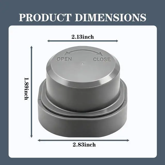 Alt view image 7 of 7 - 2-in-1 Blade Cover & Vessel Cap for Ninja Blast Portable Blender BC100 & BC151 Series, Leakproof Ninja Replacement Parts, Food Grade, Dishwasher Safe,Blue