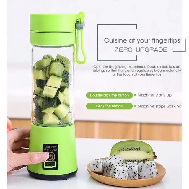 Alt view image 4 of 4 - TITANFINITY Portable and Rechargeable Battery Juice Blender, Personal Size Blenders with USB Rechargeable, Mini Juicer Smoothie Blender Travel Size 380ML, Personal Blender for Shakes and Smoothies
