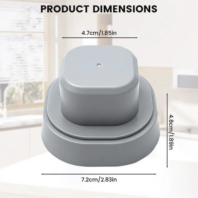 Alt view image 2 of 7 - Blade Cover & Vessel Cap for Ninja Blast Portable Blender - Compatible with BC100/BC151 Series, Food Grade Leakproof Replacement Part, Dishwasher Safe