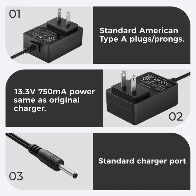 Alt view image 2 of 7 - Fast Charger for Ninja Blast Max Portable Blender BC200 and BC251