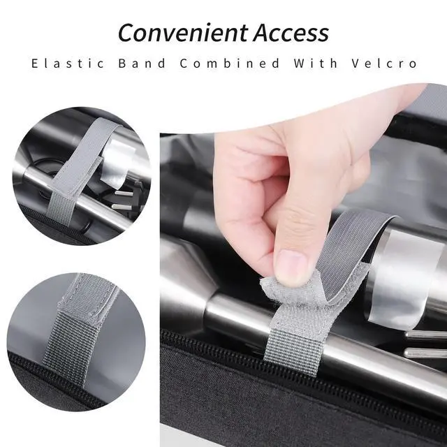 Alt view image 3 of 7 - Storage bag for Hand Blender,Carrying Case for Immersion Blender Handheld,Stick Blender Travel Storage Organizer (Bag Only)