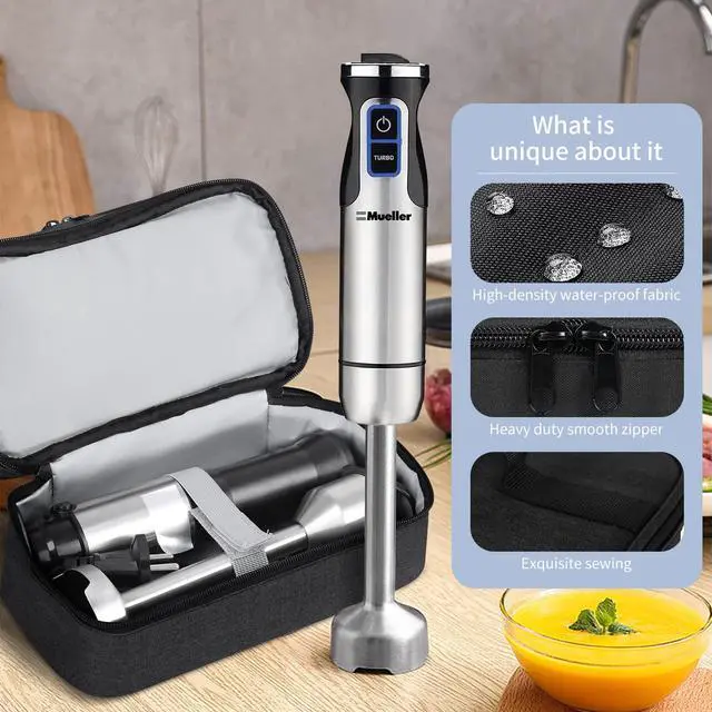 Alt view image 5 of 7 - Storage bag for Hand Blender,Carrying Case for Immersion Blender Handheld,Stick Blender Travel Storage Organizer (Bag Only)