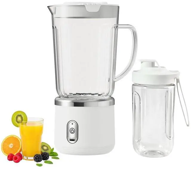Main image of 27oz Smoothie Blender, 300W Personal Blender,with 1 Portable Cups, Single Serve Smoothies Maker Mixer for Juices, Baby Food, Frozen Drink,for Shakes and Smoothies for Kitchen,White