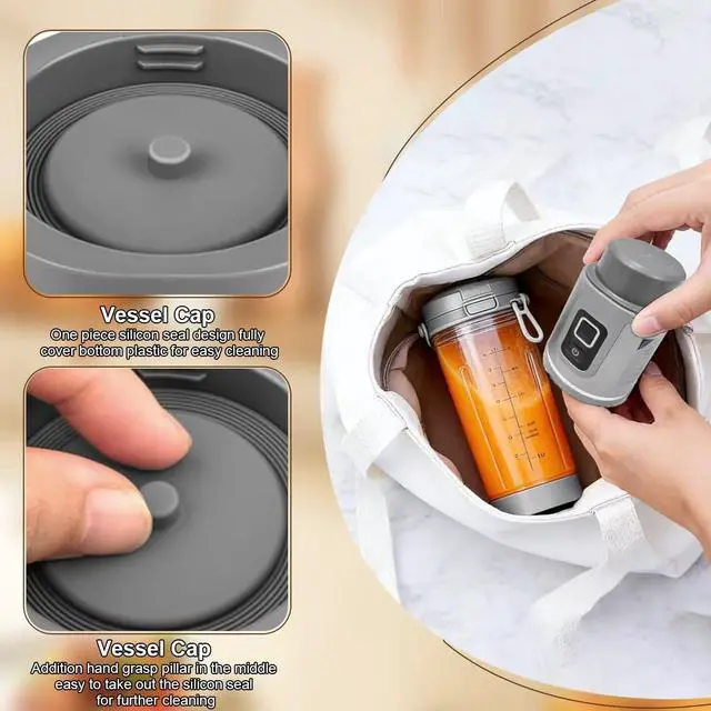 Alt view image 4 of 6 - Blades and container lids for the Ninj Blast BC100 and BC151 series portable blenders. Leak-proof design, food-grade replacement parts and accessories, dishwasher safe (Pink)
