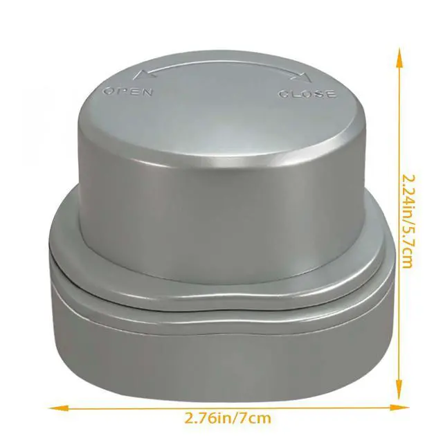 Alt view image 2 of 7 - Blade Cover and Vessel Cap for Ninja Blast Portable Blender BC100 Series and BC151 Series, Food Grade, Leakproof, Dishwasher Safe, Grey
