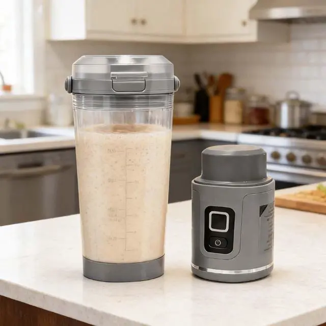 Alt view image 7 of 7 - Blade Cover and Vessel Cap for Ninja Blast Portable Blender BC100 Series and BC151 Series, Food Grade, Leakproof, Dishwasher Safe, Grey