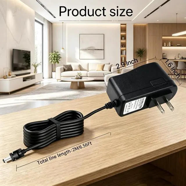 Alt view image 6 of 7 - Charger for Ninja Blast Max Portable Blender, Replacement Power Adapter Cord Compatible with BC251 Personal Smoothies Blender 6.56FT