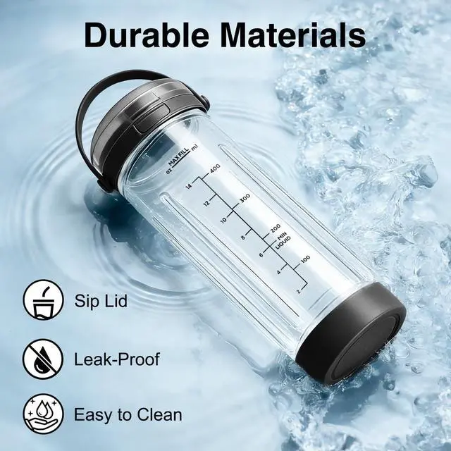 Alt view image 6 of 6 - Lid Accessories Compatible with Ninja Blast- Replacement Lid for Ninja Blast Portable Blender 18oz Blending Vessel, Leakproof Sip Seal Spout Lid, Dishwasher Safe & Portable,Black