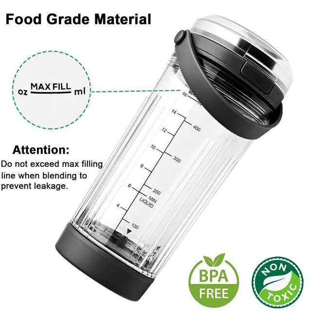 Alt view image 3 of 7 - 18oz Vessel Replacement Compatible with Ninja Blast Portable Blender BC100 & BC151 Series, Blender Cup with Lid for Ninja BC151BK BC151NV BC151MB BC151CR BC151EM BC151ND BC151PR BC151WH CL155ARD