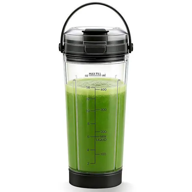 Alt view image 7 of 7 - 18oz Vessel Replacement Compatible with Ninja Blast Portable Blender BC100 & BC151 Series, Blender Cup with Lid for Ninja BC151BK BC151NV BC151MB BC151CR BC151EM BC151ND BC151PR BC151WH CL155ARD