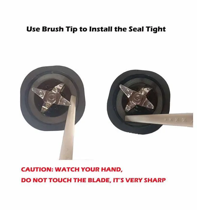 Alt view image 4 of 5 - Spout Lid & Motor Base Seal for Ninja Blast Portable Blender BC100 & BC151