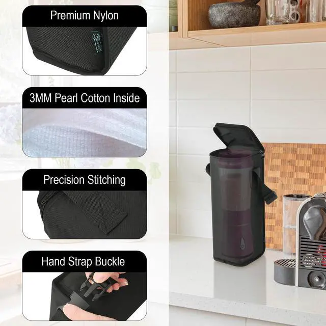Alt view image 2 of 4 - Portable Blender Storage Bag Compatible with Hamilton Beach Portable Blender, Carrying Case for Small Blender, Mini Blender Travel Storage Organize (Bag Only)
