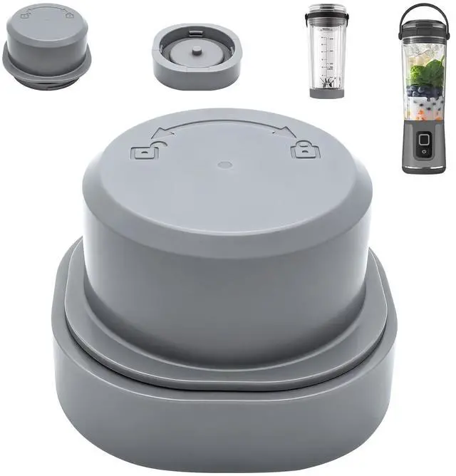 Main image of Blade Cover & Vessel Cap for Ninja Blast Portable Blender - Compatible with BC100/BC151 Series, Food Grade Leakproof Replacement Part, Dishwasher Safe