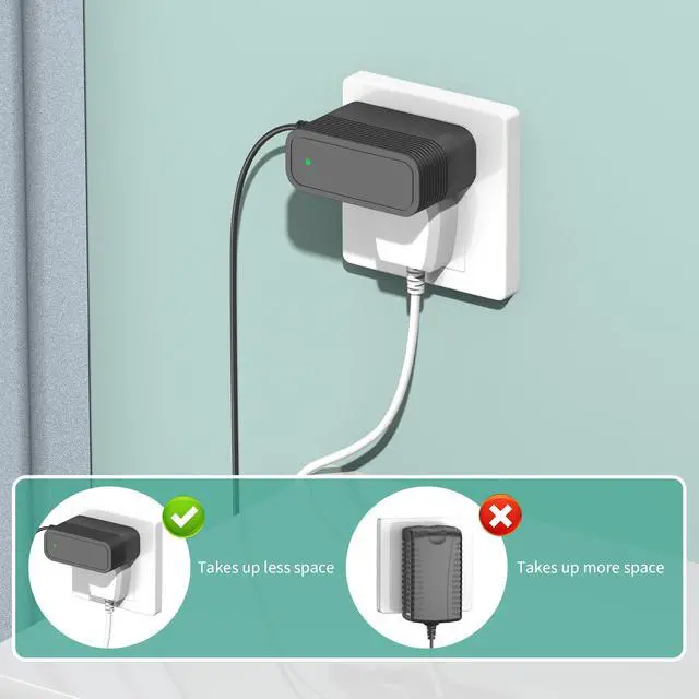 Alt view image 4 of 7 - Charger for Ninja Blast Max Portable Blender,Charging Cord Compatible with Ninja Blast Max BC251 Personal Smoothies Cord Replacement