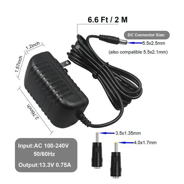Alt view image 4 of 6 - BC251 Charger Compatible with Ninja Blast Max BC251 Portable Blender Power Cord