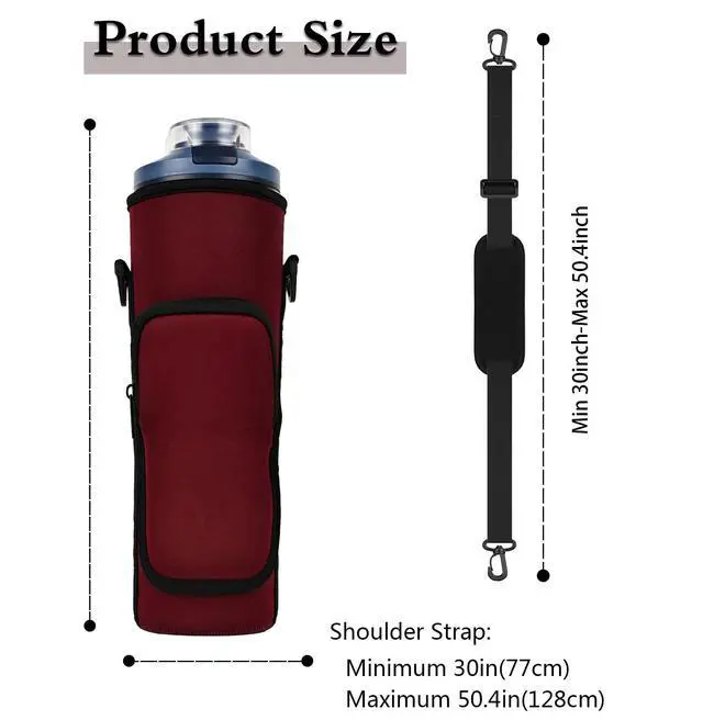 Alt view image 2 of 6 - Portable Blender Storage Bag Sleeve for Nj Blast Max Portable Blender with Shoulder Strap and Accessory Pocket compatible with Blast Max BC251NV/BC251GY/BC251MT/BC251PK/BC251LD Blender