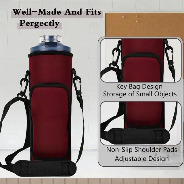 Alt view image 3 of 6 - Portable Blender Storage Bag Sleeve for Nj Blast Max Portable Blender with Shoulder Strap and Accessory Pocket compatible with Blast Max BC251NV/BC251GY/BC251MT/BC251PK/BC251LD Blender