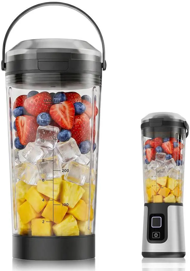 Main image of 18oz Blender Cup Replacement Compatible with Ninja Blast BC151BK, Portable Smoothie Cup with Leak-Proof Flip Lid & Carry Handle, BPA-Free Blending Vessel Accessories for Gym Office Outdoor