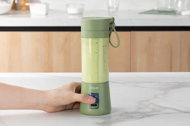 Alt view image 3 of 3 - Portable Blender (Sage Green) for Shakes and Smoothies with Durable Stainless Steel Blades for Powerful Blending Performance, USB Rechargeable for Office, Gym, Kitchen and travel