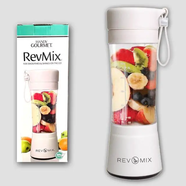 Alt view image 5 of 7 - RevMix(White) Make for Smoothies & Shakes On The Go