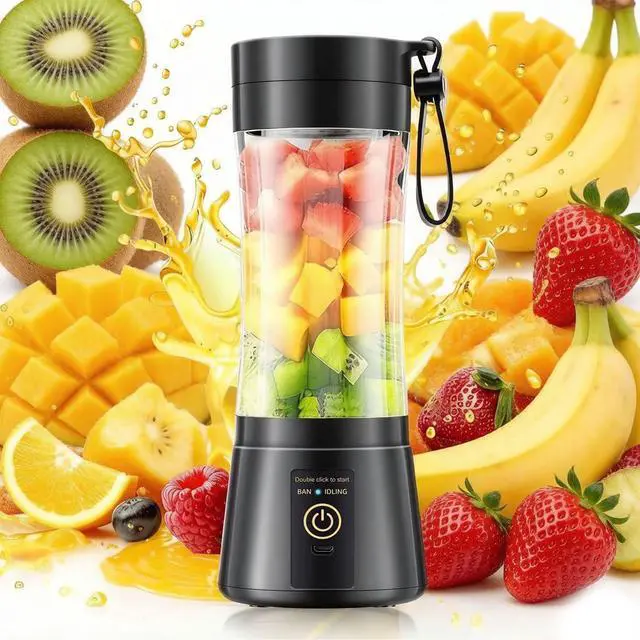 Main image of Portable Blender, Cordless Personal Smoothie Blender with USB Rechargeable & 6 Blades, Compact Mini Juicer Powerful Blending for Shakes/Fruits/Veggies/Travel/Home/Office/Gym/Camping