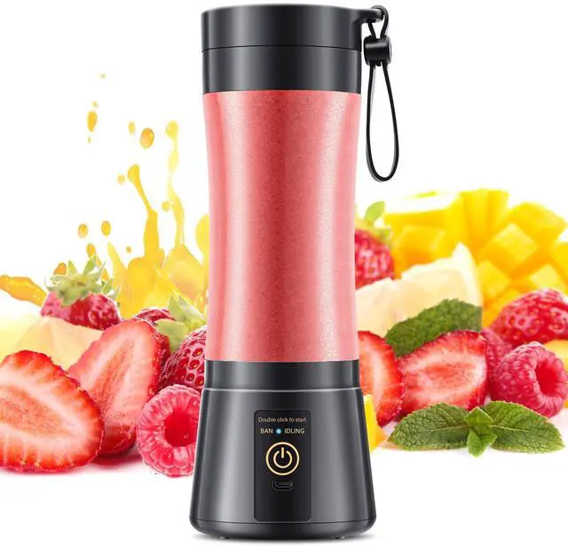 Main image of 12 Oz Cordless Portable Personal Size Blender - Mini Blender Make Smoothies and Shakes, Cordless Lightweight Rechargeable, Freshly Squeezed in Picnic/Sports/Office