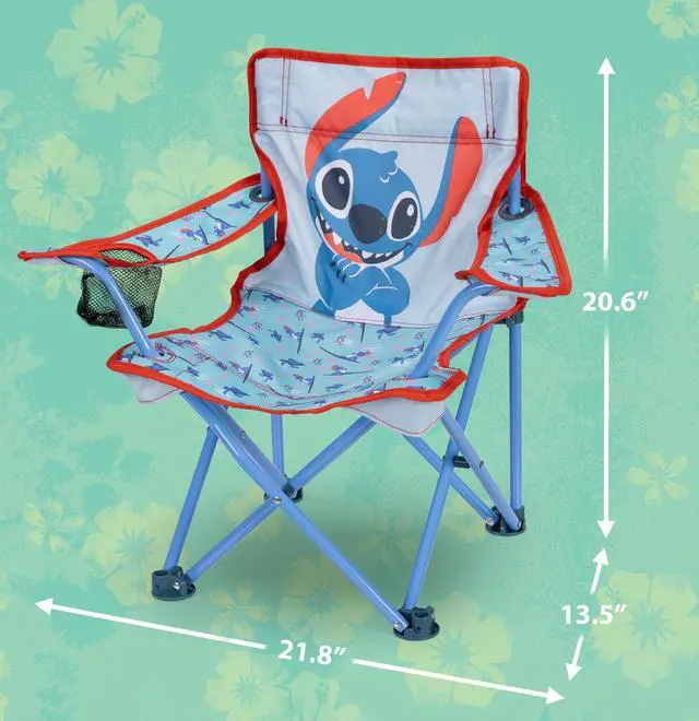Alt view image 2 of 4 - Children's Chair Foldable Camp Chairs for Kids - Fold and Go Chair for Park, Sports or Patio Includes Carry Bag, by JAKKS Pacific Toddlers 24M+