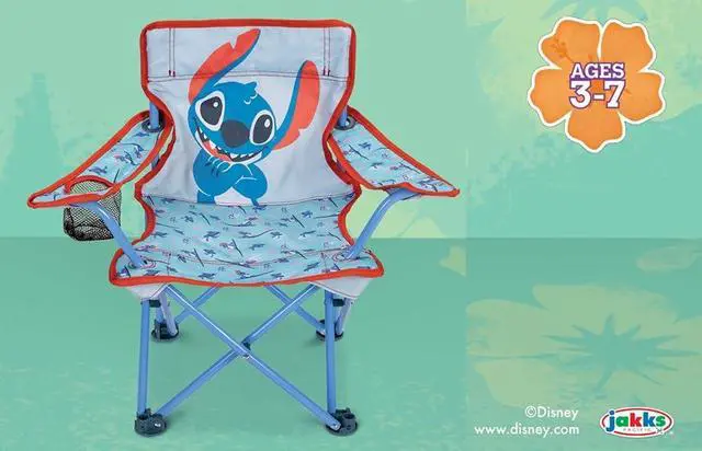 Alt view image 4 of 4 - Children's Chair Foldable Camp Chairs for Kids - Fold and Go Chair for Park, Sports or Patio Includes Carry Bag, by JAKKS Pacific Toddlers 24M+