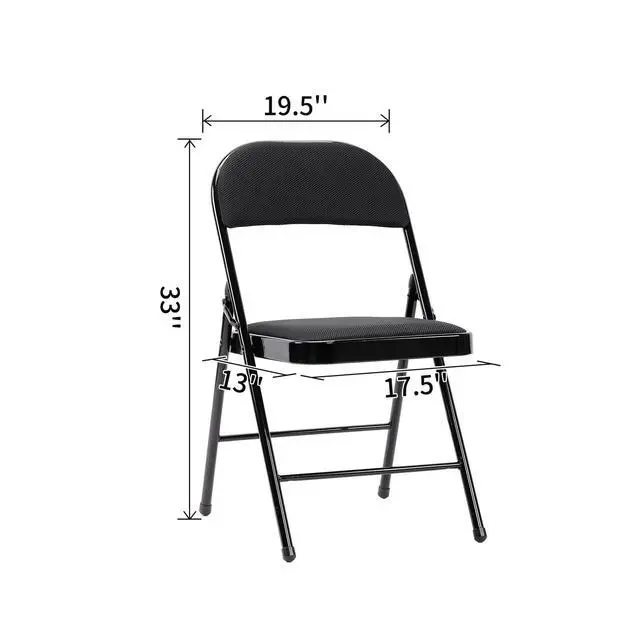 Alt view image 2 of 7 - 2 PCS White Stretch Spandex Folding Chair Slipcovers, Dining Room Chair Covers Stretch Chair Slipcovers Protector for Wedding, Banquet, and Party
