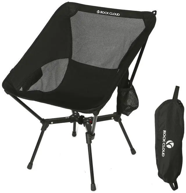 Main image of Portable Camping Chair Lightweight Folding Chairs Outdoor for Camp Hiking Backpacking Lawn Beach Sports