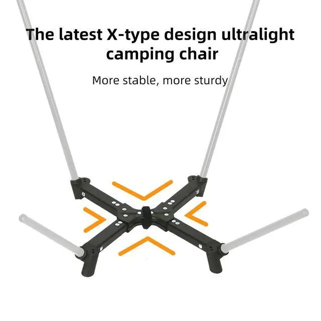 Alt view image 4 of 7 - Portable Camping Chair Lightweight Folding Chairs Outdoor for Camp Hiking Backpacking Lawn Beach Sports