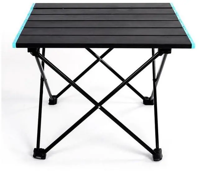 Alt view image 4 of 7 - Folding Camping Table with Chairs Lightweight Picnic Table and 2 Chairs for Beach Hiking Travel Fishing BBQ,Outdoor Sturdy Table and Chairs Set with Storage Bags