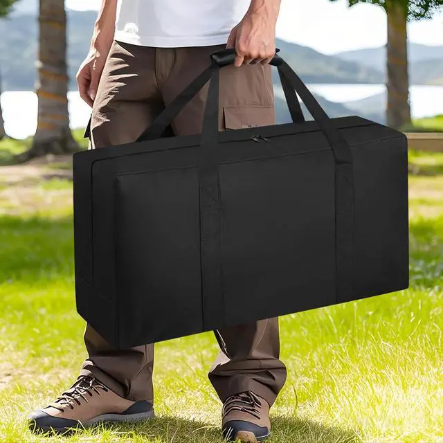 Alt view image 7 of 7 - Heavy Duty Folding Chair Storage Bag,Large Waterproof Carry Bag for Metal,Wooden and Plastic Chairs,with Sturdy Handle (41"L x 12" W x 20" H)
