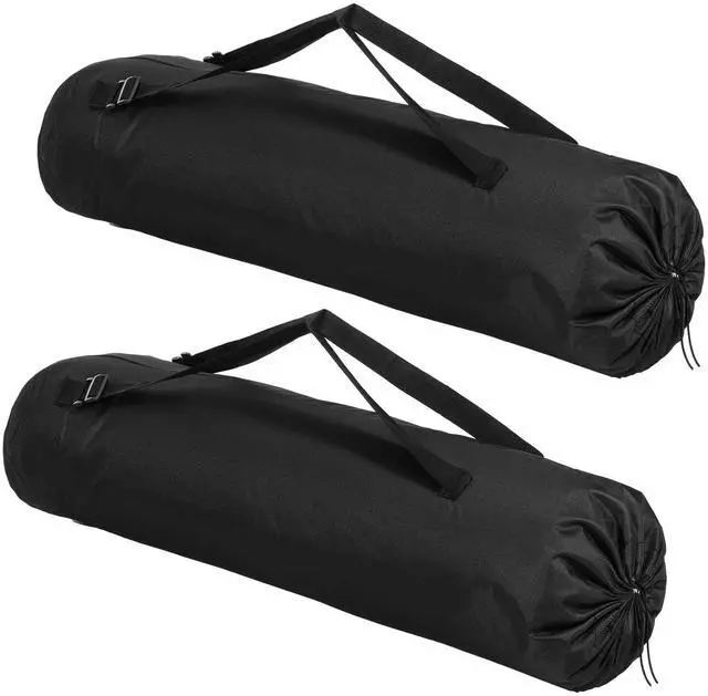 Main image of 2 Pack 43.3×13.7 Inches Heavy Duty Camping Chair Replacement Bag Large Folding Chair Carry Bag with Adjustable Shoulder Strap Oxford Cloth Storage Tent Bag for Outdoor Camping Travel Sports (Black)